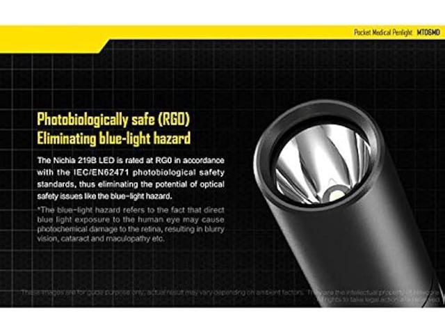 NITECORE MT06MD 180 Lm Nichia 219B 2Xaaa LED Penlight - MT06 Upgrade, Black
