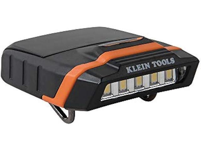 Klein Tools 56402 LED Light, Cap Visor Clip Light has Pivoting Head, 2xAAA Batteries, for Work, Running, Outdoor Hiking, Camping, Fishing