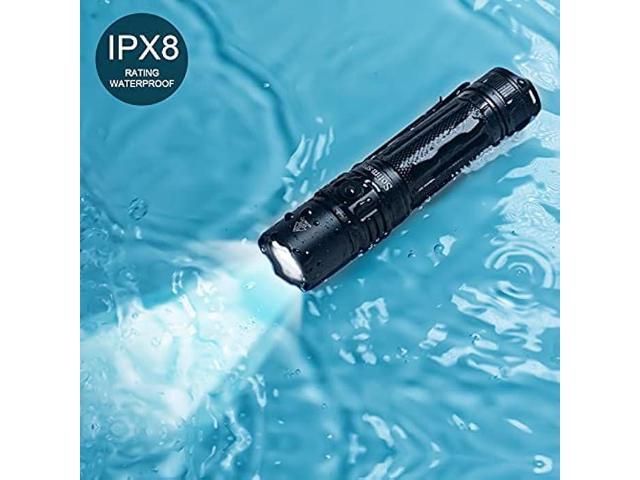 sofirn SP35 2000 Lumen EDC Flashlight, Super Bright USB-C Rechargeable Flashlight with Pocket Clip, IPX8 Water Resistant LED Torch, for Outdoor...