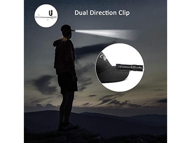 sofirn SP35 2000 Lumen EDC Flashlight, Super Bright USB-C Rechargeable Flashlight with Pocket Clip, IPX8 Water Resistant LED Torch, for Outdoor...
