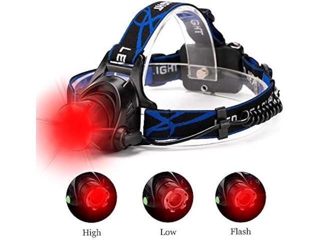 WINDFIRE Red Light Hunting Headlamp High Lumen Red LED Zoomable Night Hunting Light Motion Sensor, Rechargeable, Perfect for Hunting, Astronomy,...