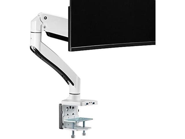 AVLT Single 13-43 Monitor Arm Desk Mount fits One Flat/Curved/Ultrawide Monitor Full Motion Height Swivel Tilt Rotation Adjustable Monitor Arm -...