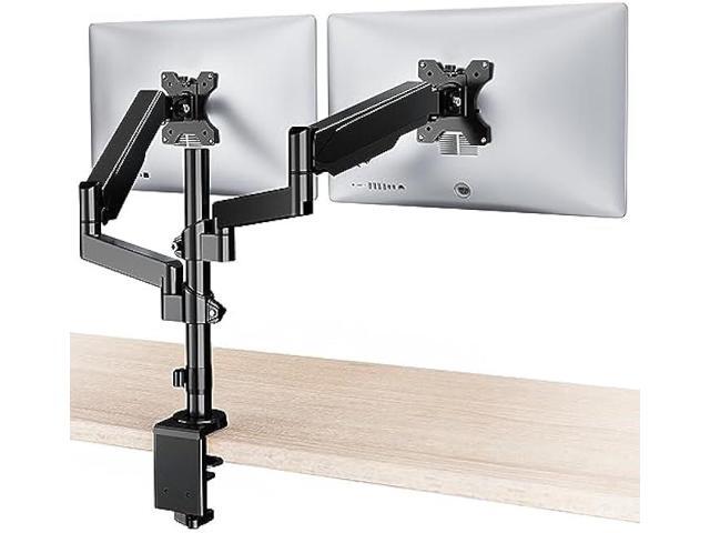 WALI Dual Monitor Desk Mount, Gas Spring Mounts for 2 Monitors, up to 32 inch, 17.6lbs Weight Capacity, Adjustable Dual Monitor Stand up to 32...