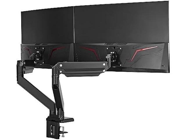 AVLT Dual 13-43 Monitor Arm Desk Mount fits Two Flat/Curved Monitor Full Motion Height Swivel Tilt Rotation Adjustable Monitor Arm -...