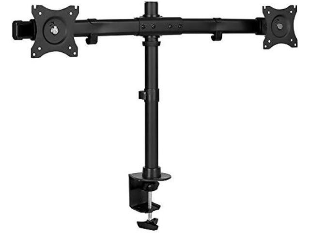 Mount-It! Dual Monitor Mount Double Monitor Desk Stand Arm Fits 2 Computer Screens 17 19 20 21 22 24 27 Inch Two VESA 75 100 Compatible...