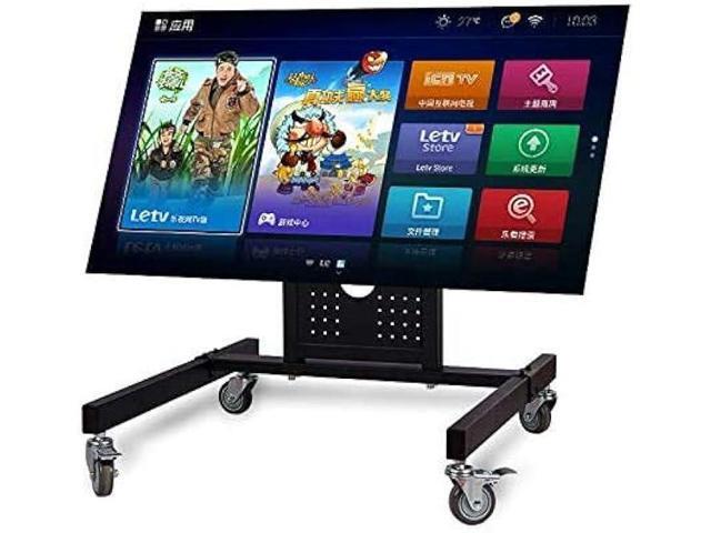 sunter98 Rolling TV Mount Stand Trolley 32-65inch Plasma Screen LED LCD Monitor Low Height Stand Cart D750