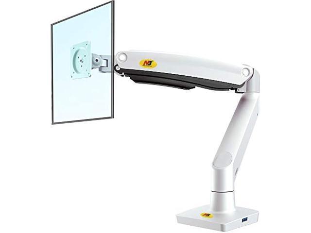 NB North Bayou Monitor Desk Mount Ultra Wide Full Motion Swivel Long Arm with Gas Spring for 22''-35''Monitors from 6.6 to 26.4lbs Height...