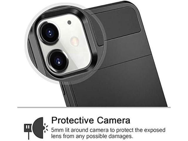 Vofolen Case for iPhone 11 Case Wallet Credit Card Holder ID Slot Sliding Door Hidden Pocket Anti-Scratch Dual Layer Hybrid Bumper Armor Protective...