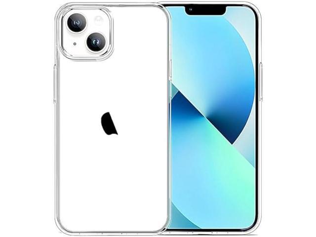 JJGoo for iPhone 13 Case Clear, Transparent Soft Shockproof Protective Slim Thin Phone Bumper Phone Cases for iPhone 13