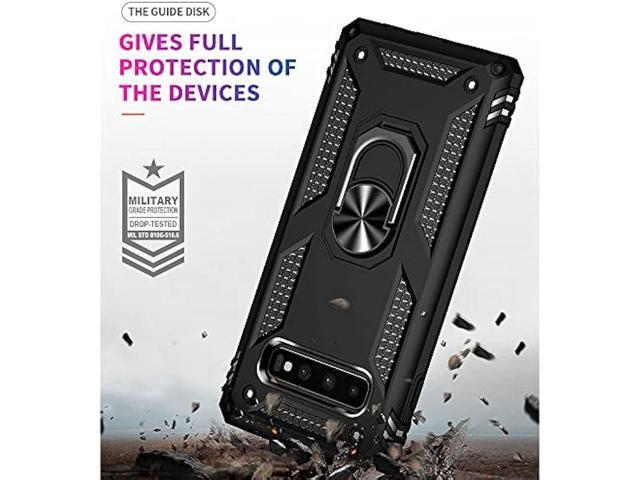 Aozuoton for Samsung Galaxy S10 Case, Galaxy S10 Case, [Military Grade 16ft. Drop Tested] Ring Shockproof Protective Phone Case for Samsung Galaxy...