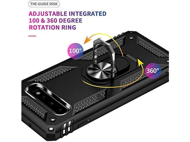Aozuoton for Samsung Galaxy S10 Case, Galaxy S10 Case, [Military Grade 16ft. Drop Tested] Ring Shockproof Protective Phone Case for Samsung Galaxy...
