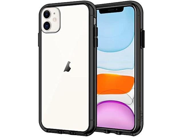 JETech Case for iPhone 11 (2019) 6.1-Inch, Shockproof Bumper Cover, Anti-Scratch Clear Back (Black)
