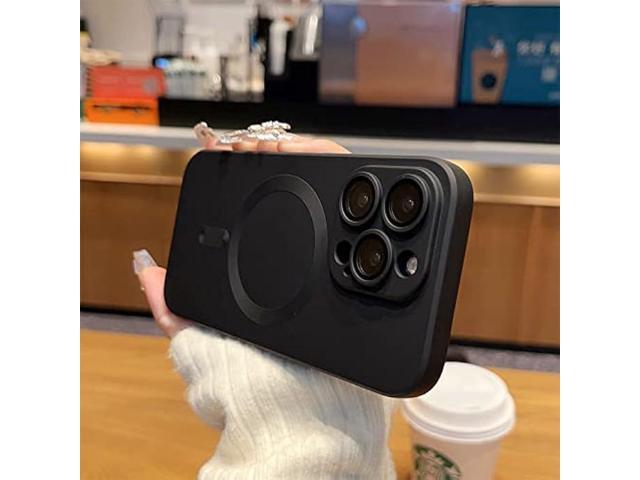 Faneiy Magnetic Case for iPhone 13 Pro Max Phone Case Accossories with Full Camera Len Protector Durable Silicone Slim Shockproof Cute Cellphone...