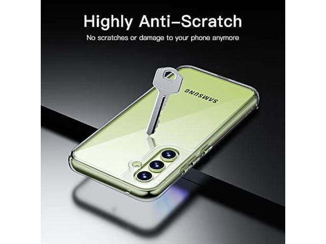 JETech Case for Samsung Galaxy A54 5G 6.4-Inch, Non-Yellowing Shockproof Bumper Protective Phone Cover, Anti-Scratch Hard PC Back (Clear)