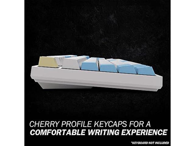 HK GAMING Custom Keycaps Dye Sublimation PBT Keycap Set for Mechanical Keyboard 139 Keys Cherry Profile ANSI US-Layout Compatible with...