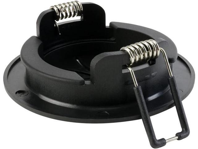 Construct Pro Speedy Spring-Lock Cable Pass Through Port 2 inch Diameter Black CON6061SPZ