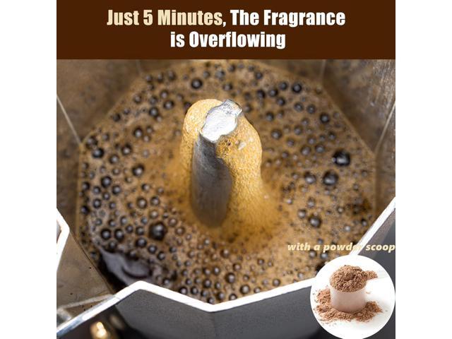 SHANGSKY Coffee Pot Electric Coffe Maker 6 Cup, Espresso Coffee Maker Cafeteras Electricas Italian Coffee Pot Espresso Makers Portable Aluminum...