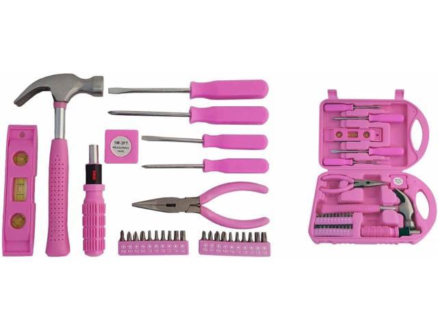 Photos - Other Power Tools PrimeTrendz Ladies Women Females Girls Carbon Steel 30 Pieces Pink Tool Se