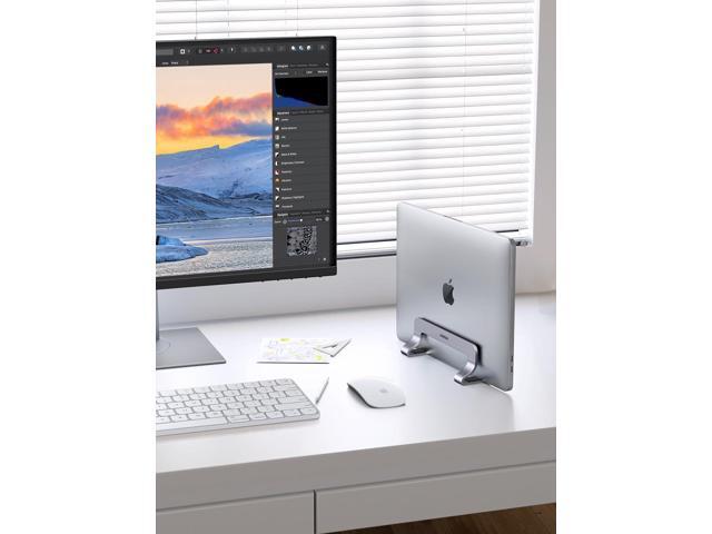 UGREEN Vertical Laptop Stand Dock Aluminum Compatible with MacBook Pro, MacBook Air Laptop Holder for Desk Vertical Adjustable for Up to 17.3 Inch...