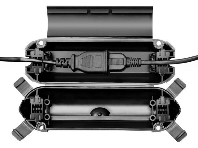 WELKIN 1-Pack Outdoor Extension Cord Cover, Water-Resistant Electrical Connection Box, Fits AWG12-18 Cords, Protects Outdoor Outlets, Plugs,...