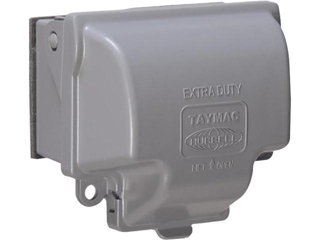 TayMac MX3300 RaynGuard Extra Duty Metal Weatherproof in-Use Cover, 1-Gang, Gray