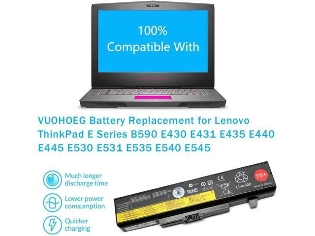 VUOHOEG B590 E530 E540 Laptop Battery Replacement for 0A36311 Lenovo ThinkPad E430 E431 E435 E440 E445 E531 E535 E545; P/N: 45N1048 45N1049 45N1043...