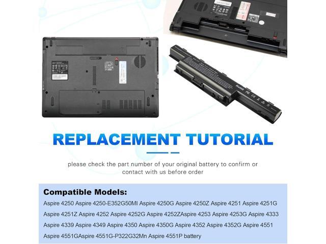 Laptop Battery for Acer AS10D31 AS10D51 Aspir 4741 5253 5251 5336 5349 5551 5552 5560 5733 5733Z TravelMate 5740 5735 5735Z 5740G Gateway NV55C...
