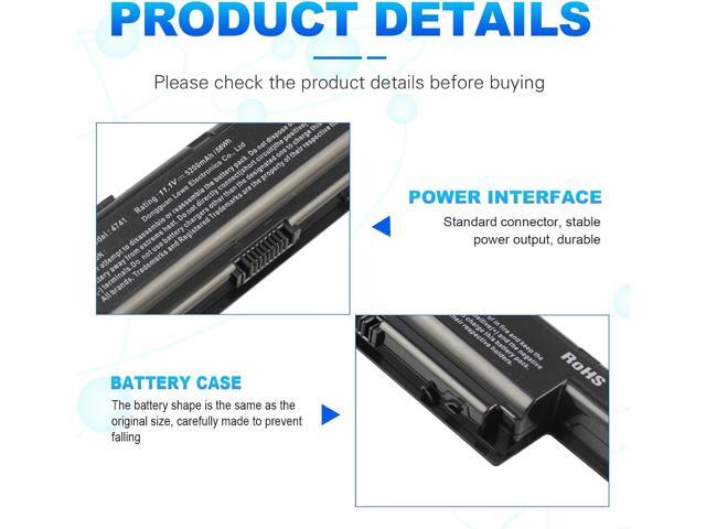 Laptop Battery for Acer AS10D31 AS10D51 Aspir 4741 5253 5251 5336 5349 5551 5552 5560 5733 5733Z TravelMate 5740 5735 5735Z 5740G Gateway NV55C...
