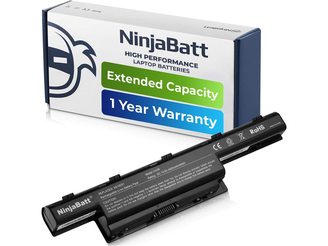 NinjaBatt Battery for Acer AS10D31 AS10D81 AS10D51 AS10D41 AS10D61 AS10D73 AS10D75 5750 AS10D71 5742 AS10D56 E1-531 5250 E1-571 5733 7741 5733 5735...