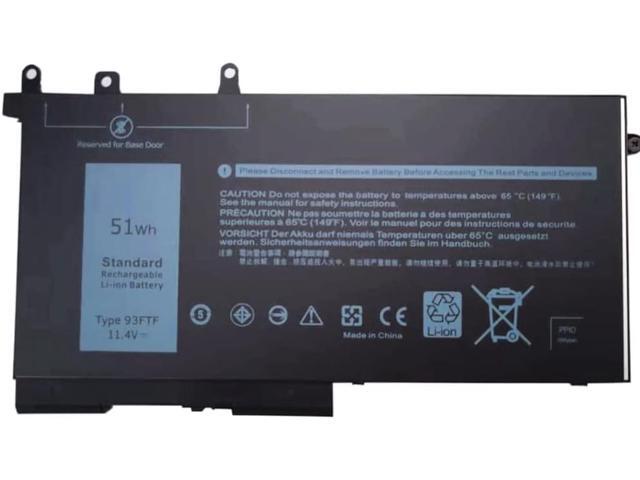 51Wh 93FTF Laptop Battery for Dell Latitude 5280 5480 5580 5590 5490 5288 5290 5290 5488 5495 E5280 E5480 E5580 E5490 E5590 E5480 E5290 E5591...