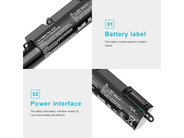Fancy Buying New A31N1519 Laptop Battery for ASUS X540 X540S X540SA R540SA X540L X540LJ X540LA-SI302 X540LA X540SC X540YA Series Laptop 3ICR19/66