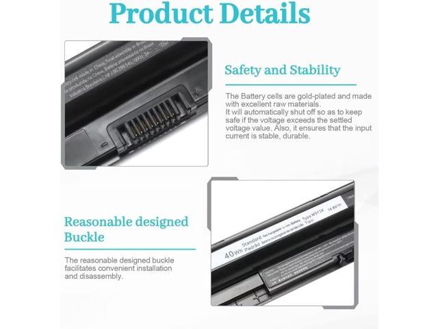 New M5Y1K Laptop Battery for dell Inspiron 15 5000 5555 5558 5559 3552 3558 3567 14 3451 3452 3458 5458 17 5755 5758 Series Rechargeable 40WH...
