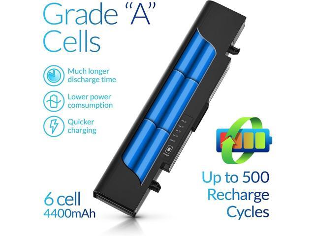 NinjaBatt Battery for Samsung AA-PB9NC6B AA-PB9NS6B AA-PB9MC6B NP300E5A R540 RV510 RV511 NP305V5A AA-PB9NS6W NP300V5A Q430 RC512 RV515 NP355V5C...