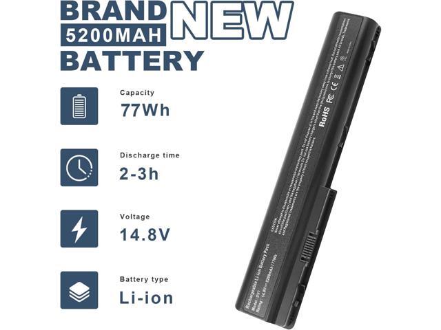 8 Cells Laptop Battery for HP Pavilion DV7-1232NR / DV7-1243CL / DV7-1245DX / DV7-3065DX / DV7-3085DX / DV7-3165DX, P/N HSTNN-DB75 HSTNN-IB74...