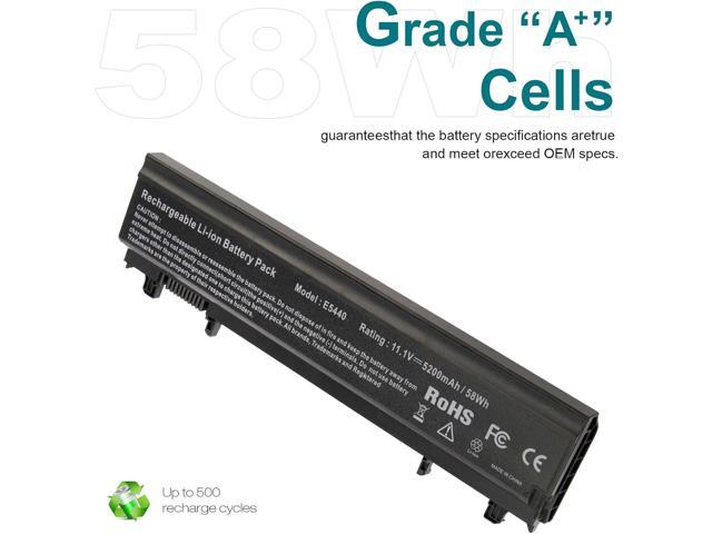 TREE. NB Laptop Battery for Dell Latitude 14 15 5000 E5440 E5540 Series M7T5F VV0NF FT6D9 3K7J7 5200mAh 11.1V Replacement