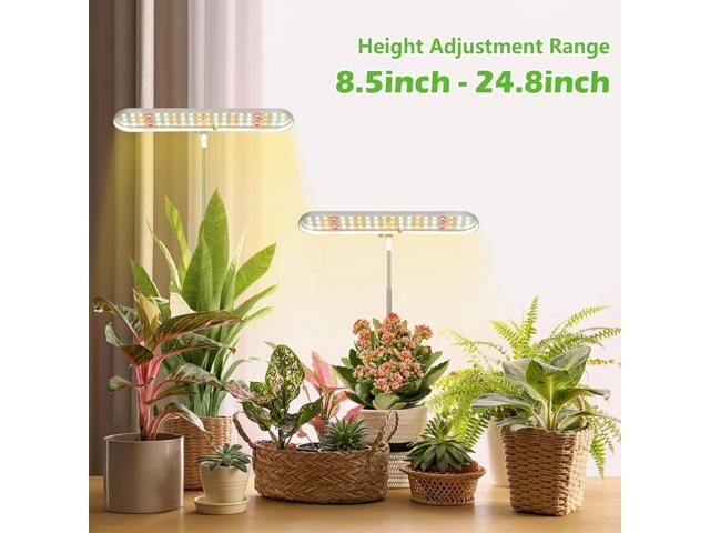 FOXGARDEN- Grow Light, Full Spectrum LED Grow Lamp, Space-Saving Plant Light with Auto On/Off Timer 4/8/12H, 4 Dimmable Brightness, Height...