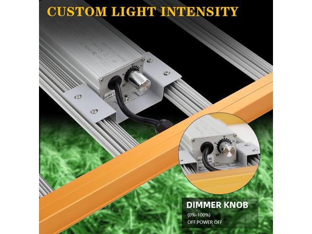 CANAGROW Newest CG1200 LED Grow Light for Indoor Plants 2x2ft Coverage with High Yield Diodes, Sunlike Full Spectrum Dimmable Growing Lamps for...