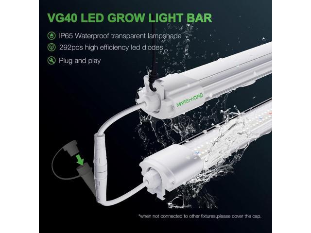 MARS HYDRO VG40, 2ft Led Grow Lights for Indoor Plants, 5000K Full Spectrum, 2x2 Coverage, IP65 Waterproof Linkable Under Canopy Plant Light Strip...