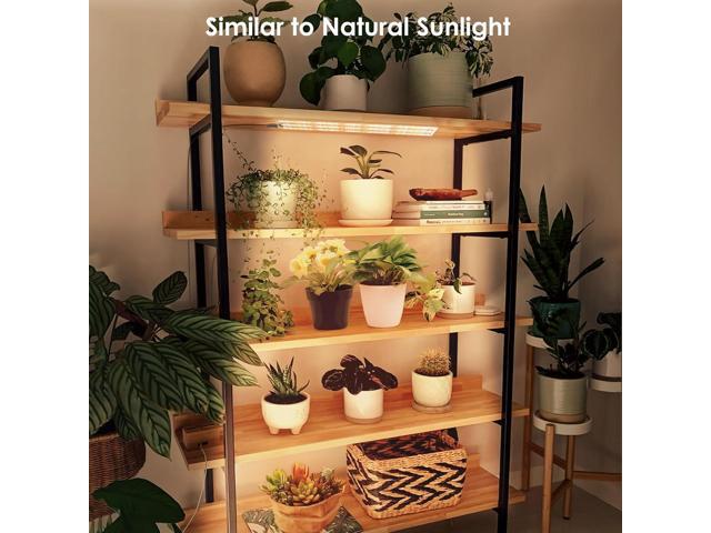 LINGSFIRE 4PCS LED Grow Lights, 40w Full Spectrum Grow Light 540 LEDs Grow Lights for Indoor Plants with Timer Dimmable Thin Grow Light Panel for...