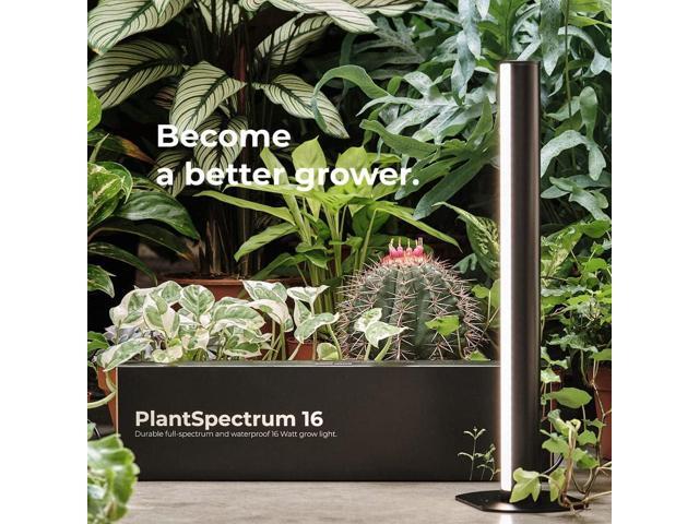 PlantSpectrum16 Grow Light, Full Spectrum LED Plant Growing Lamp 16Watt for Indoor Plants