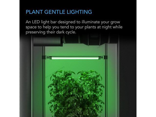 AC Infinity IONBEAM Green, Plant Gentle Green LED Work Light Bar 16, Timer Controller Dimmer, for Indoor Plants, Grow Tents, and Grow Rooms