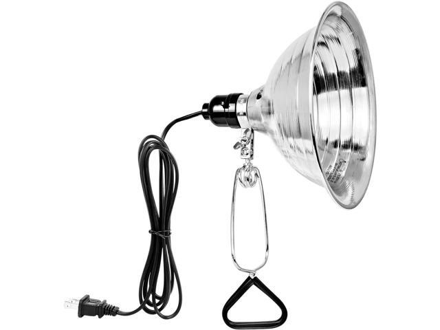 Simple Deluxe HIWKLTCLAMPLIGHTM Clamp Lamp Light with 8.5 Inch Aluminum Reflector Up to 150 Watt E26 Socket (No Bulb Included) 6 Feet 18/2 SPT-2.