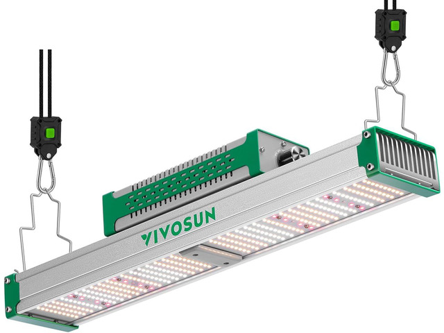 VIVOSUN VSX1600 LED Grow Light, 2 x 2 FT. LED Plant Light with Samsung Diodes and Sunlike Full Spectrum for Indoor Plants, Seedlings, Vegetables,...