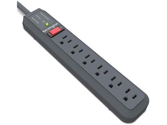 Kensington Guardian 6 Outlet Power Strip, 15ft Surge Protector, 15-Foot Cord, 540 Joules, Black(K38215NA)