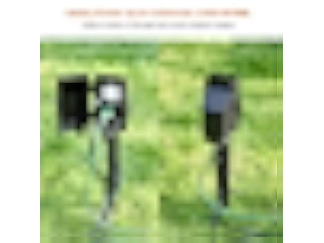 SURAIELEC Outdoor Power Stake Timer, 24-Hour Mechanical Light Timer, Electrical Power Strip Weatherproof, 6FT Extension Cord Multiple Outlet Plug...
