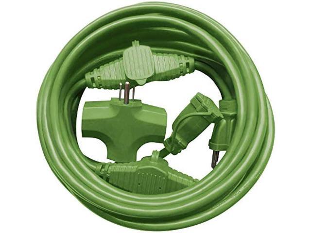 Martha Stewart 25-Foot 14 Gauge Indoor Outdoor Multi-Outlet Extension Cord