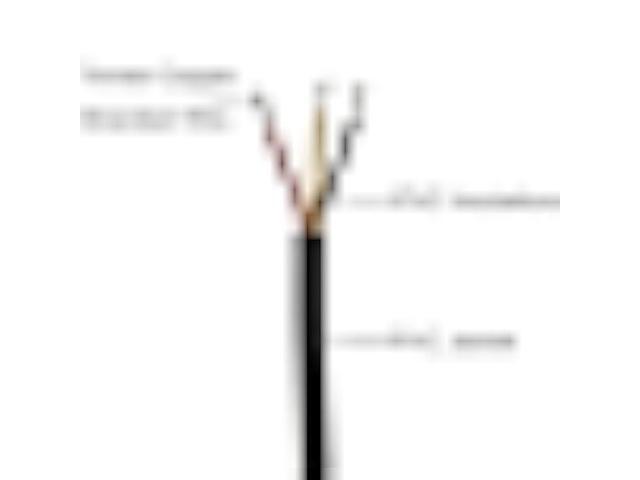22AWG UL2464 Power Cable LED Red & Black& Yellow 3 Conductors (2464-22AWG-3C- 25ft)