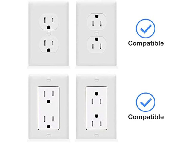 suptek Large Wall Outlet Shelf,Home Wall Shelf Organizer for Outlets,Perfect for Bathroom Kitchen,Bedrooms,Ideal for Cell Phone Speaker up to...