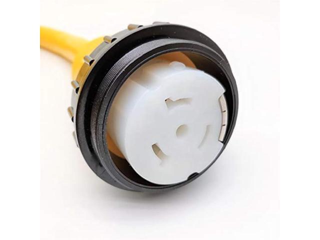 Parkworld 60929 Marine Shore Power Extension Cord 50 AMP SS2-50P to SS2-50R, Marine Shore Power Cord SS2-50 Male to Female 50A 125V/250V (15FT)