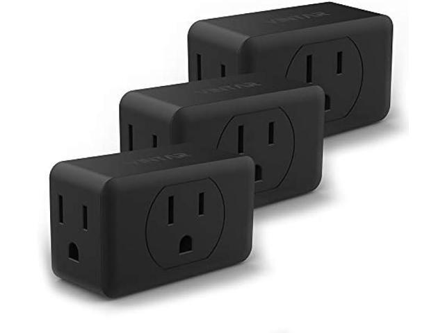 Multi Plug Outlet Extender, VINTAR 3 Plug Outlet Adapter, Multiple Outlet Splitter, Grounded Wall Tap Adapter Power Plug Expander for Travel Home...